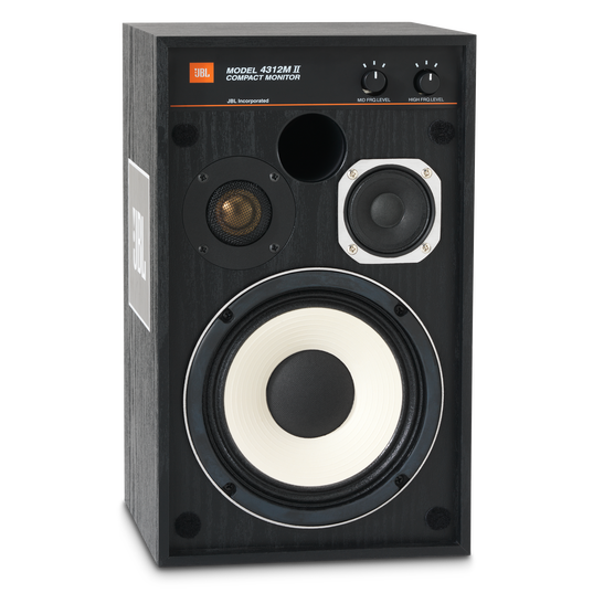 4312MII - Black - 5.25” 3-way Studio Monitor Loudspeaker - Detailshot 1